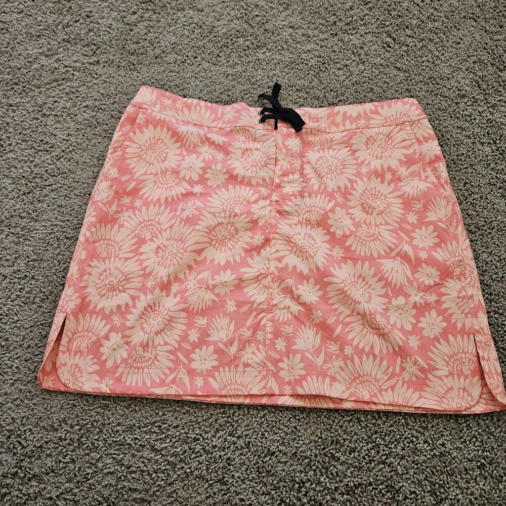 RipSkirt Womens Size XL Adjustable Swim Skirt CoverUp Coral Active Hiking Floral